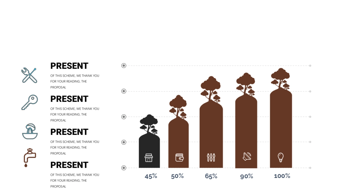数据分析图（咖啡色 30P PPT）_第6页