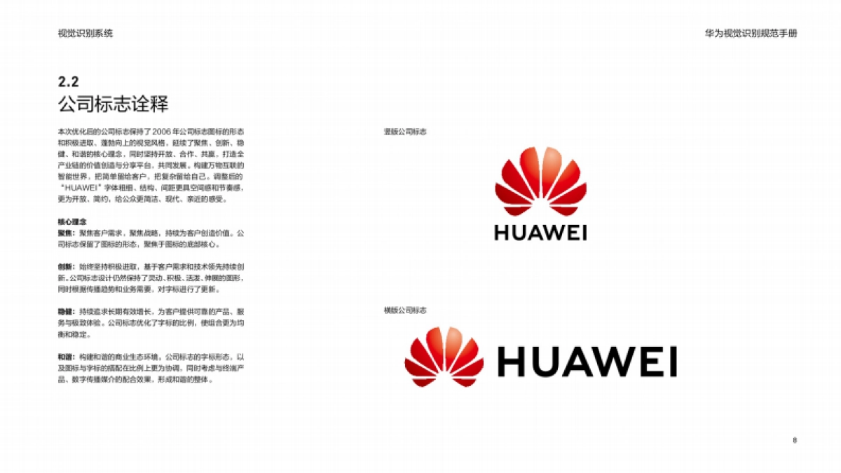 华为视觉识别规范手册中文版_第8页