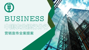 中国农业银行分行年度营销宣传方案