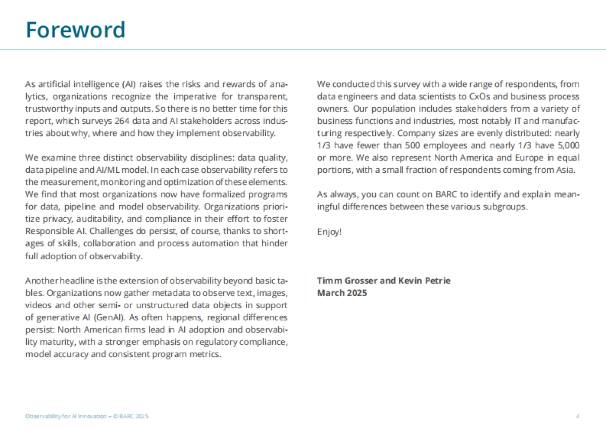 2025人工智能创新中的可观测性研究报告:应用趋势、关键需求与最佳实践(英文)_第4页