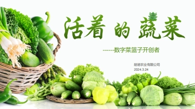 活着的蔬菜数字菜篮子项目简介合作手册