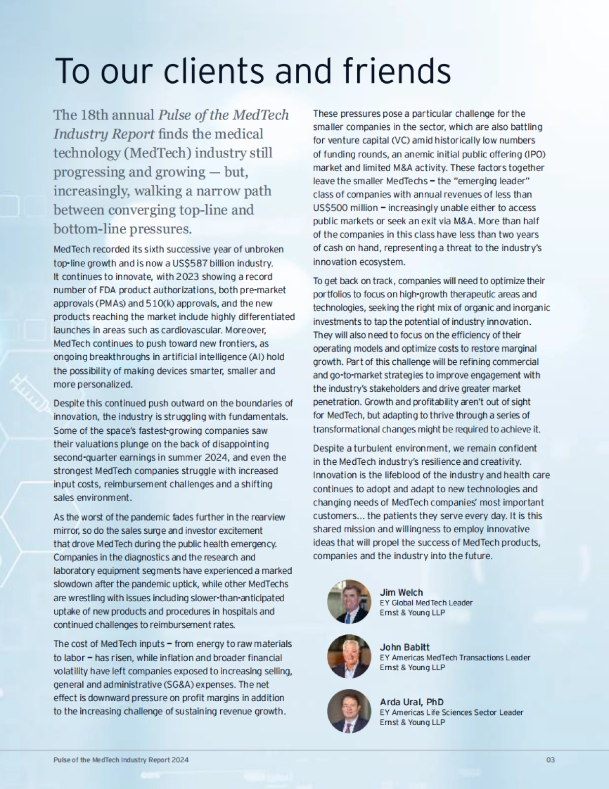 2024年医疗科技行业动向报告（英文版）_第3页