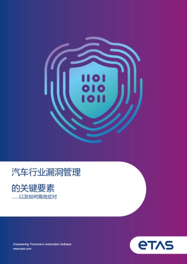 2025年汽车行业漏洞管理的关键要素白皮书
