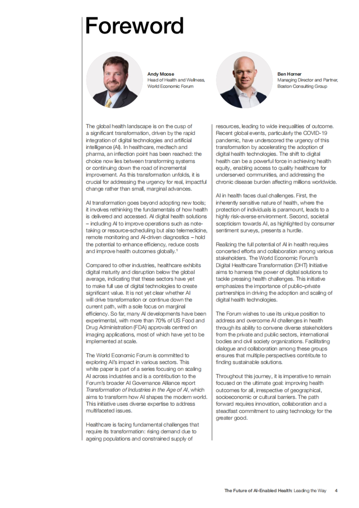 2025年人工智能赋能医疗行业的未来白皮书:AI引领智能新征程(英文版)_第4页