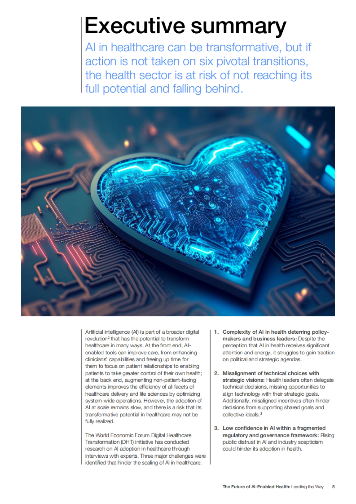 2025年人工智能赋能医疗行业的未来白皮书:AI引领智能新征程(英文版)_第5页