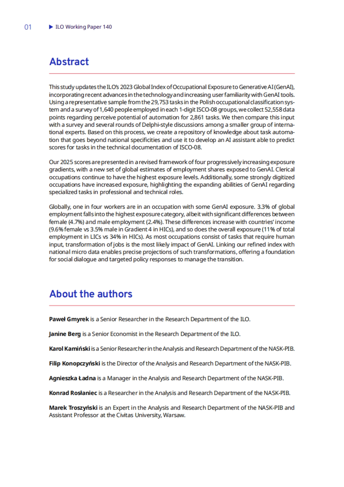 2025年生成式人工智能与就业：全球职业受影响程度精编指数报告（英文版）_第4页