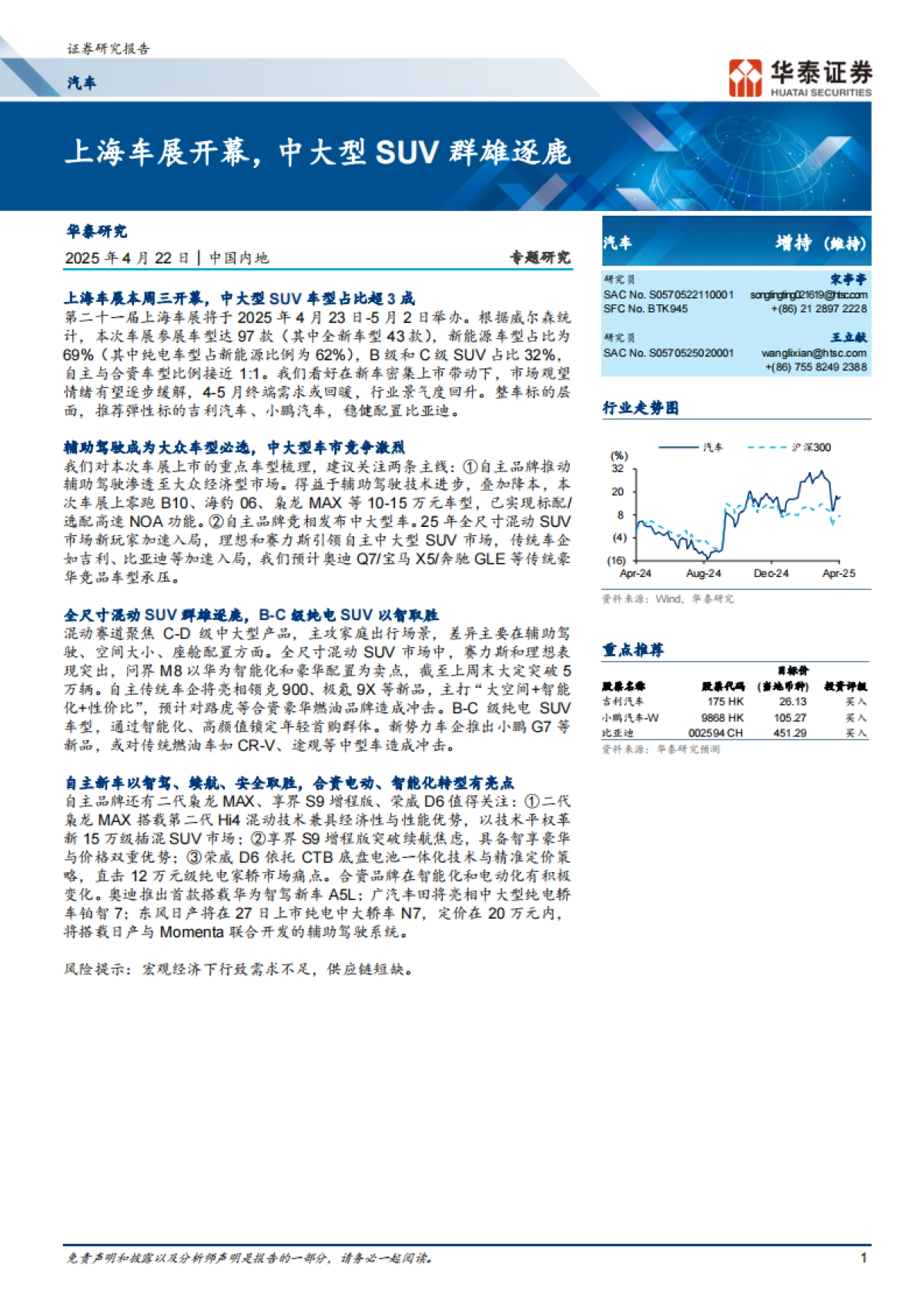 2025上海车展开幕：中大型SUV群雄逐_第1页