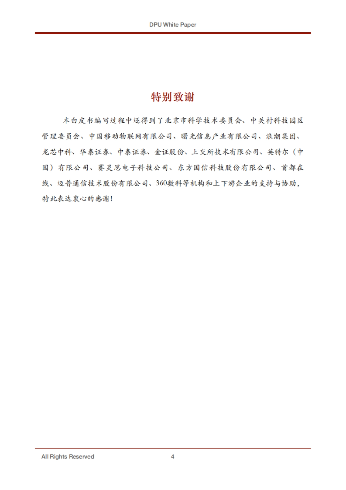 专用数据处理器（DPU) 技术白皮书_第4页