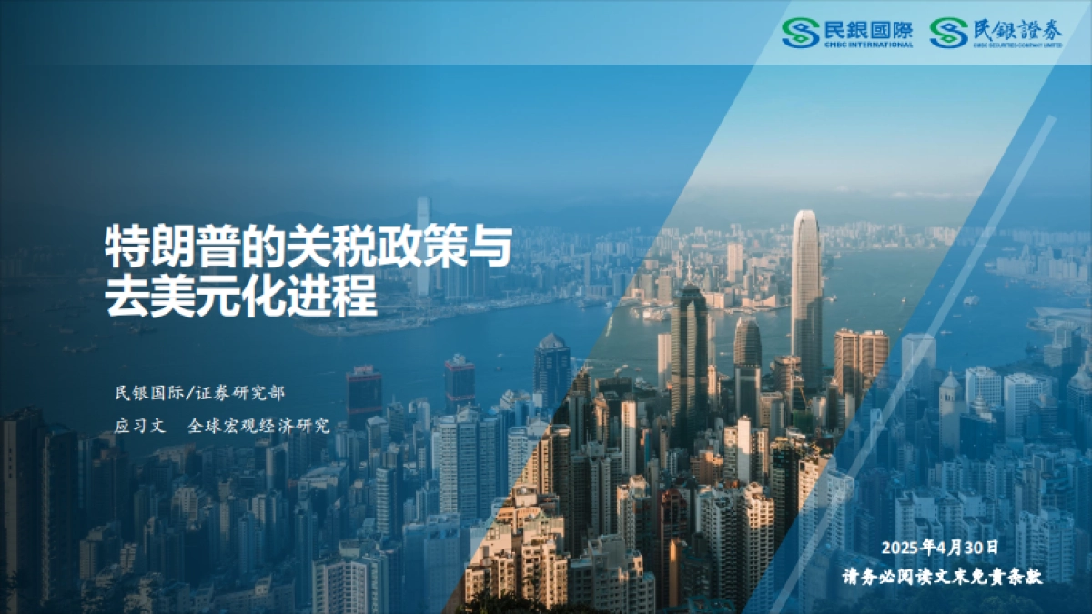 2025年税政策与去美元化进程报告_第1页