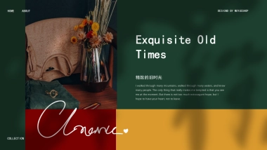 高端莫兰迪风格PPT模板14