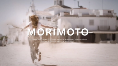 高端莫兰迪风格PPT模板55