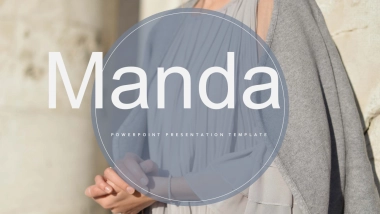 高端莫兰迪风格PPT模板79