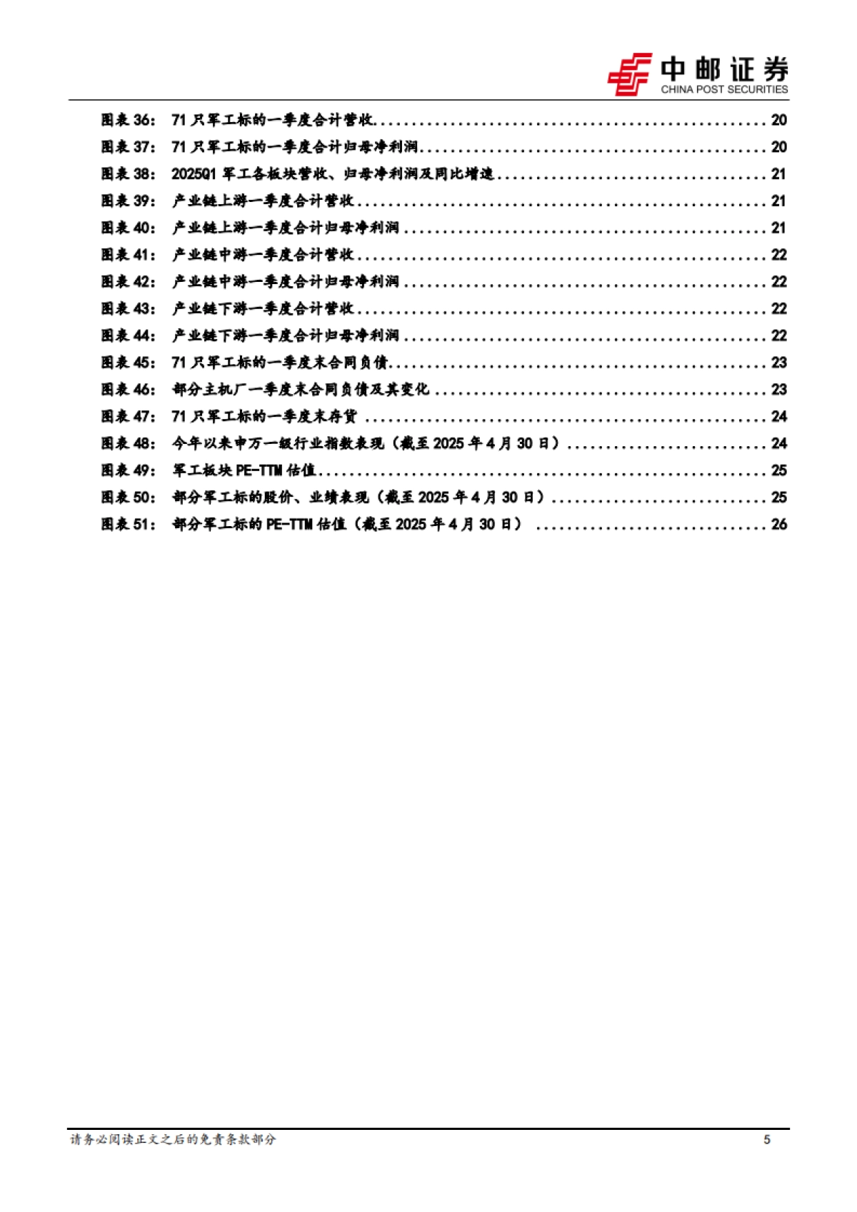 国防军工行业：业绩短期承压，“十四五”收官行业有望否极泰来_第5页