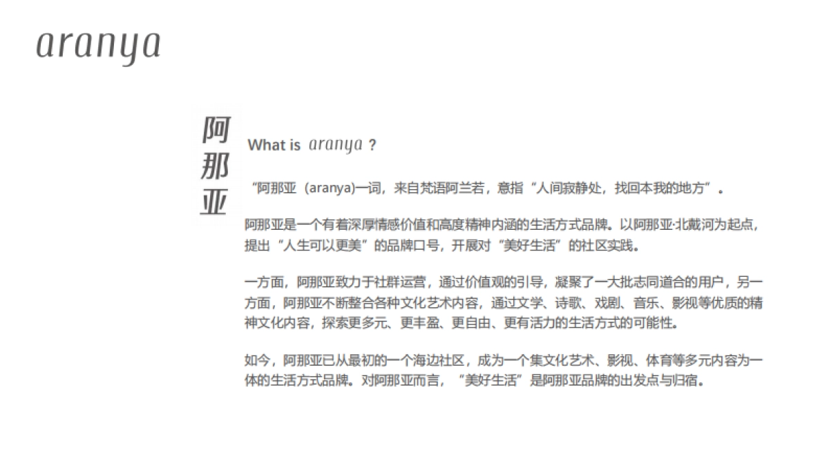阿那亚Aranya品牌介绍&推广方案_第2页