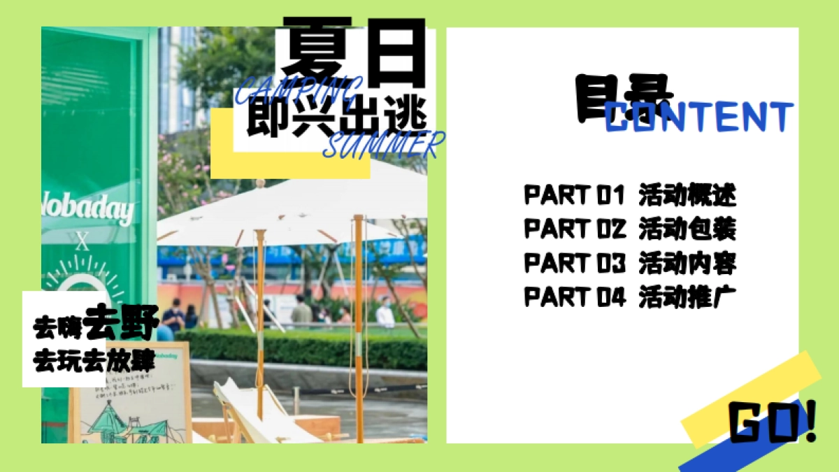 城市露营季6月暖场「夏日即兴出逃主题」活动策划方案_第5页