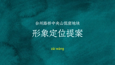 金地宋风院子地产项目形象定位推广提案
