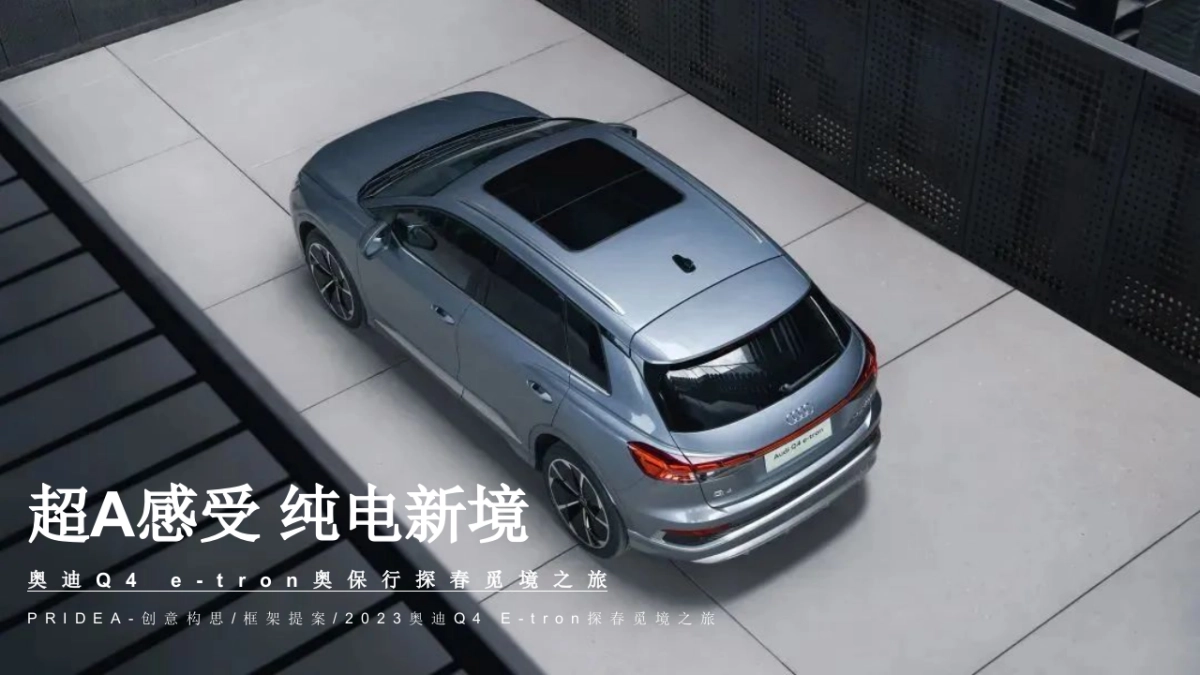 奥迪汽车Q4 e-tron奥保行探春觅境之旅动策划方案_第1页