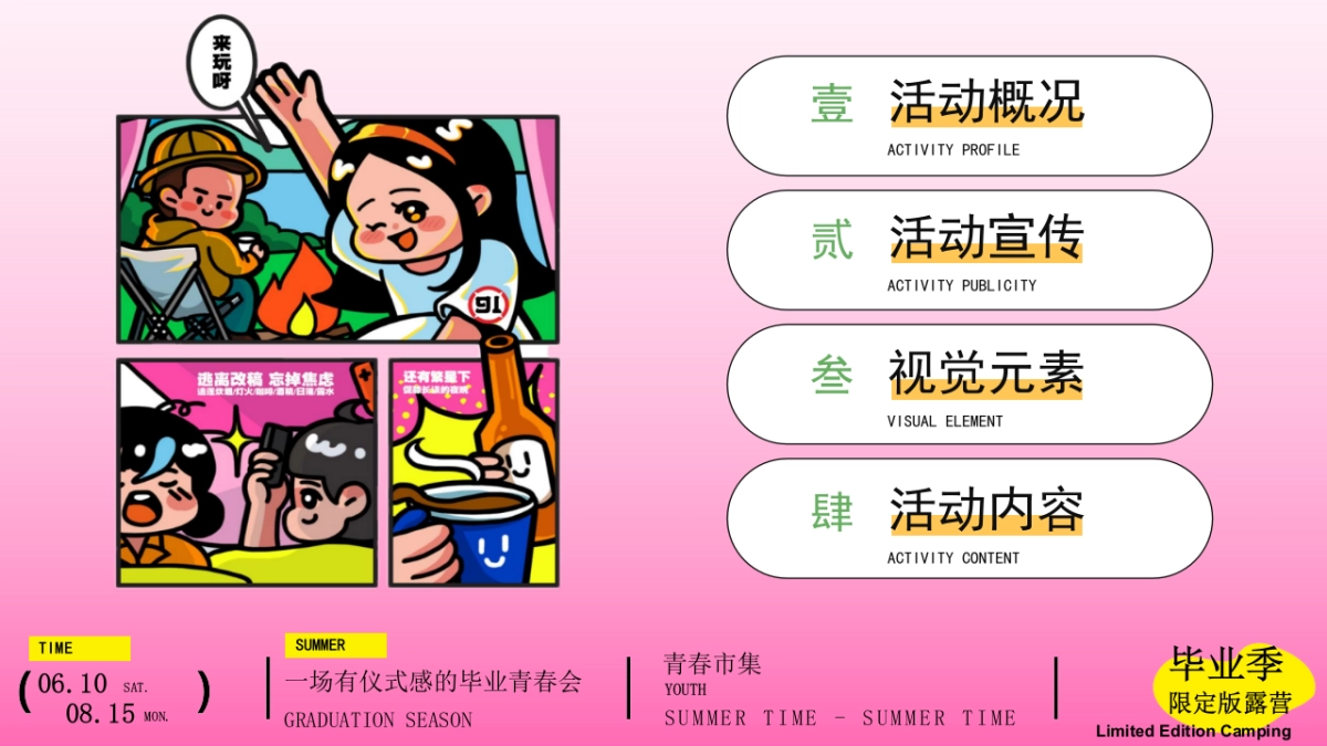 营地园林毕业季夏日露营再贱好蓬友晚会「毕业季限定露营主题」活动策划方案_第2页