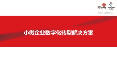 小微企业数字化转型解决方案（24页 PPT）