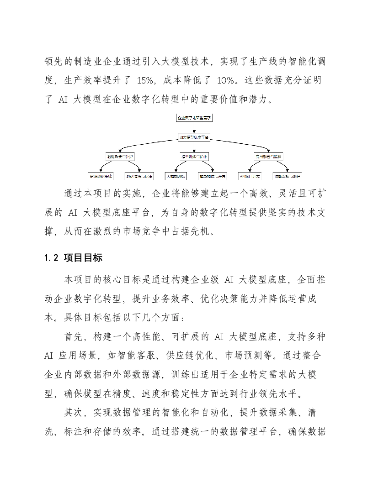 企业数字化转型AI大模型数字底座项目设计方案（120页WORD）_第8页