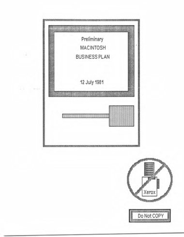 苹果公司第一份商业计划书