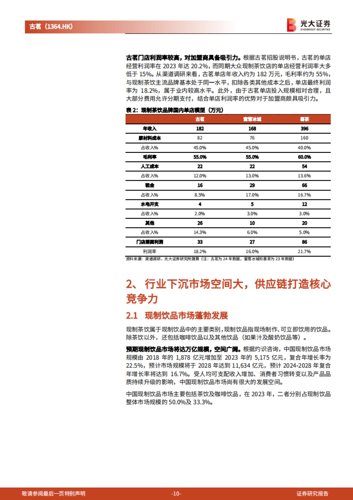 古茗投资价值分析报告:全品类货架型品牌,“结硬寨”践行长期主义_第10页