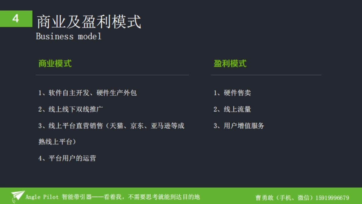 Angle Pilot 带引器融资商业计划书_第7页