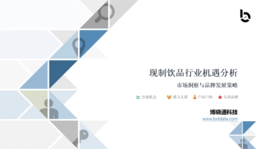 2025年现制饮品行业机遇分析报告-博晓通