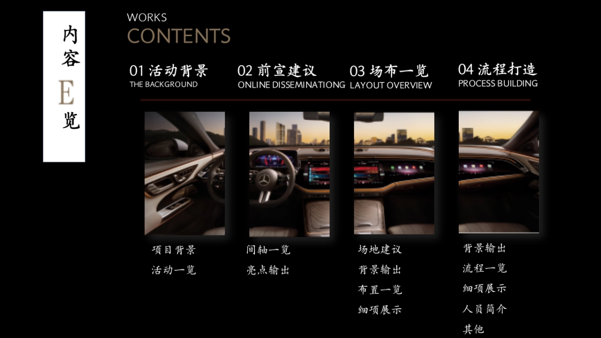 梅赛德斯奔驰汽车E出好戏新车上市发布会活动方案_第6页