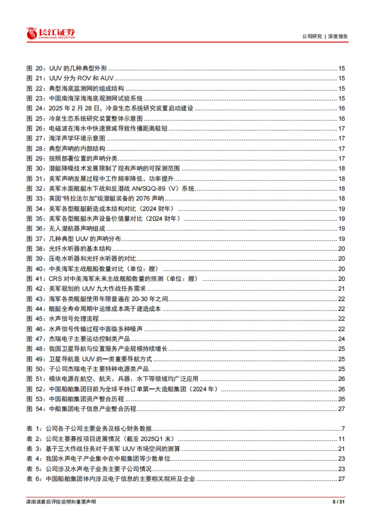 水下听风，智领深蓝-长江证券_第5页