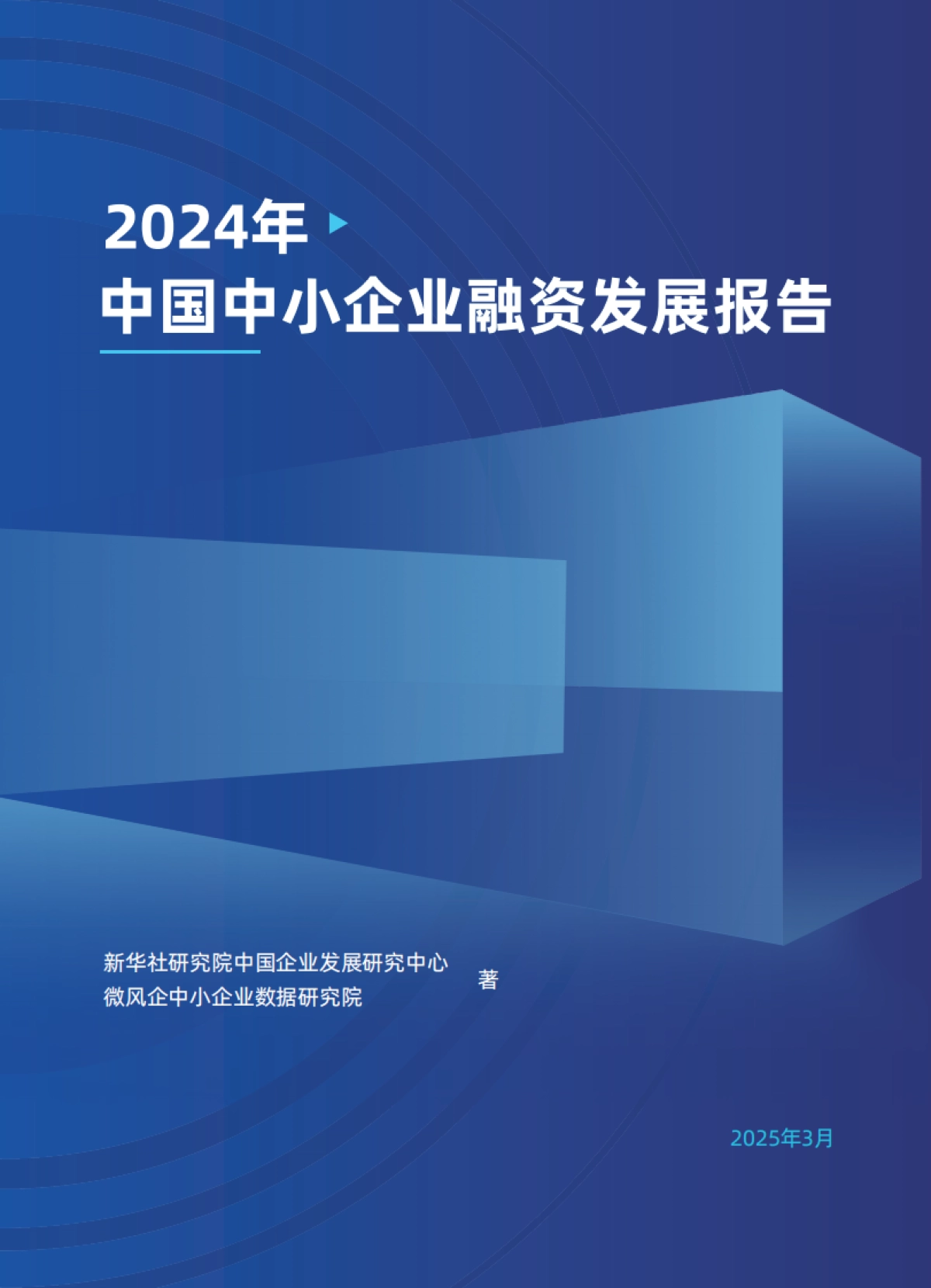 2024年中国中小企业融资发展报告_第1页