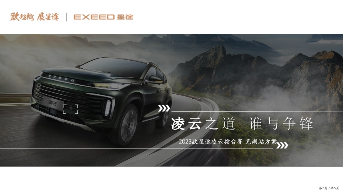 凌云之道 谁与争锋  -2023款星途凌云擂台赛-芜湖站方案_第2页