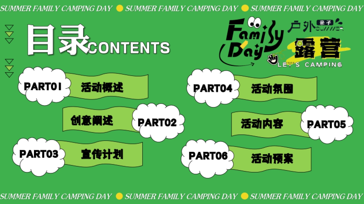 文旅景区营地夏日亲子露营生活节「FAMILY DAY主题」活动策划方案_第5页