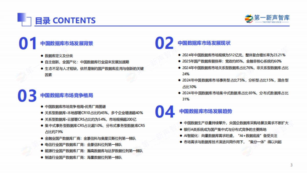 2025年中国数据库市场研究报告_第3页