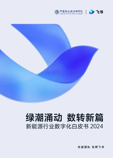 2024年新能源行业数字化白皮书