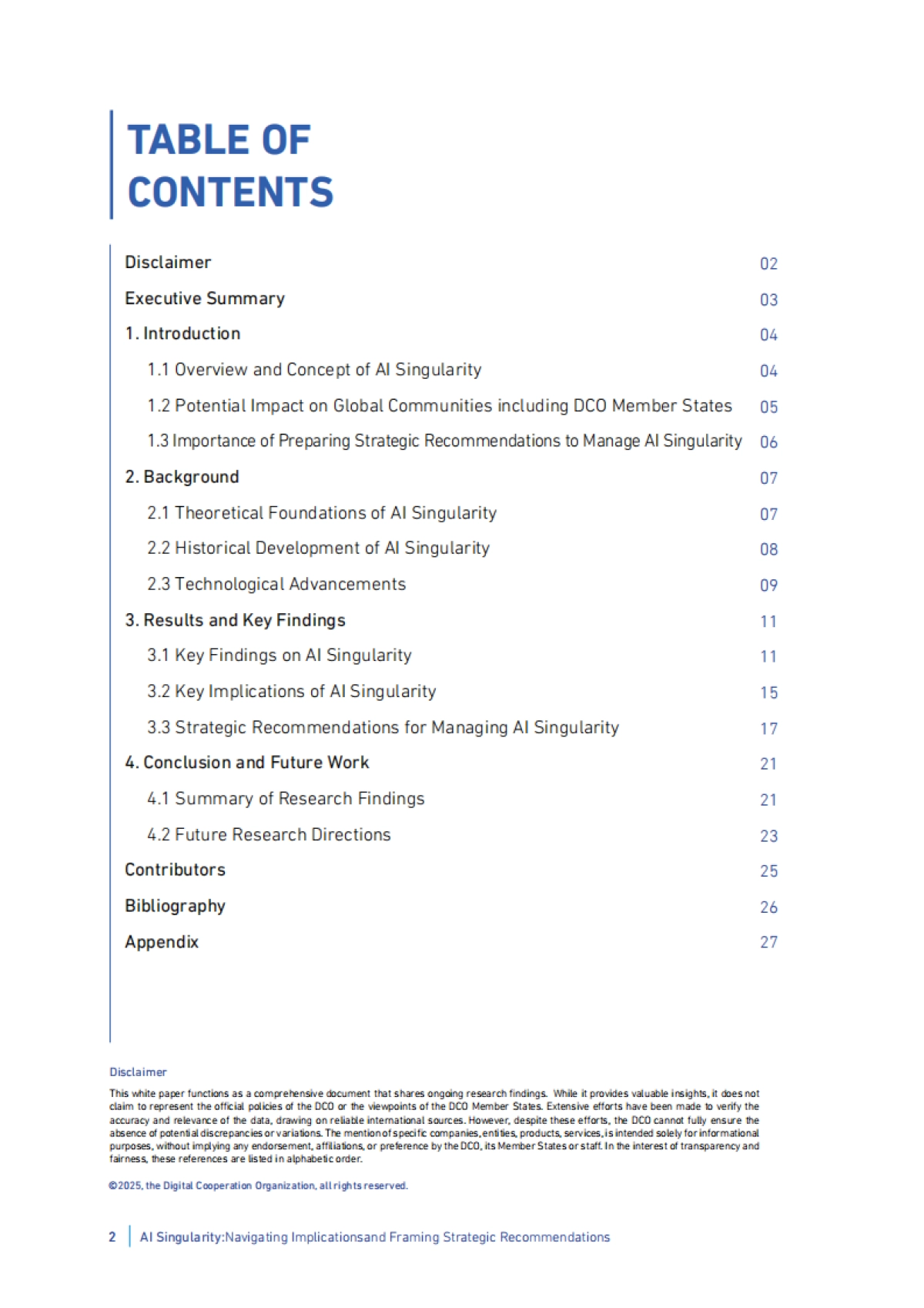 2025驾驭人工智能（AI）奇点：潜在影响及战略应对框架报告（英文）_第2页