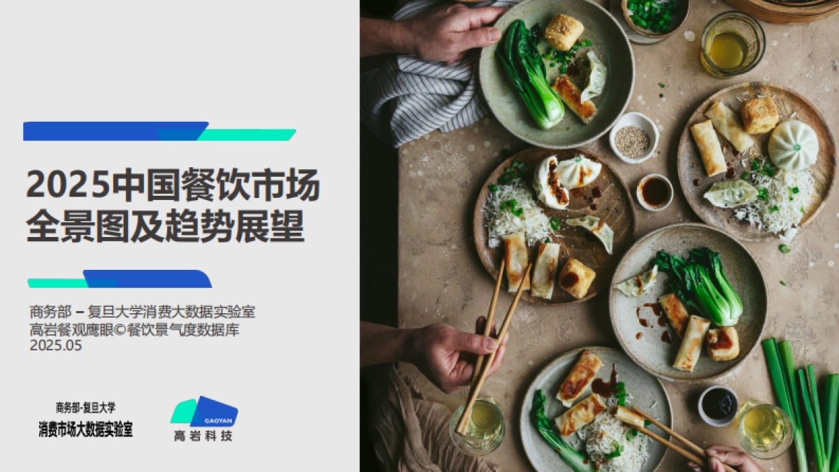 2025年中国餐饮市场全景图及市场展望报告_第1页