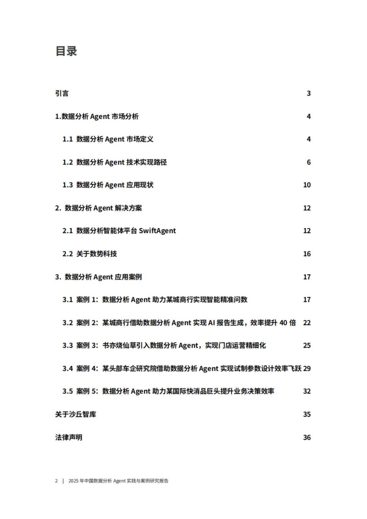 2025年中国数据分析Agent实践与案例研究报告_第2页