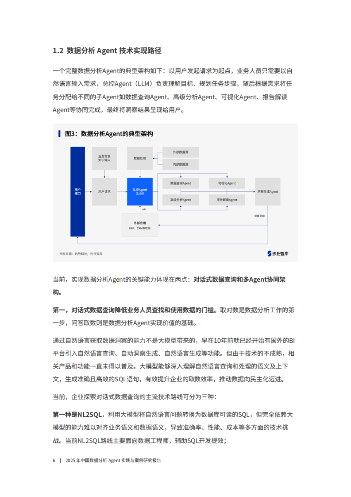2025年中国数据分析Agent实践与案例研究报告_第6页