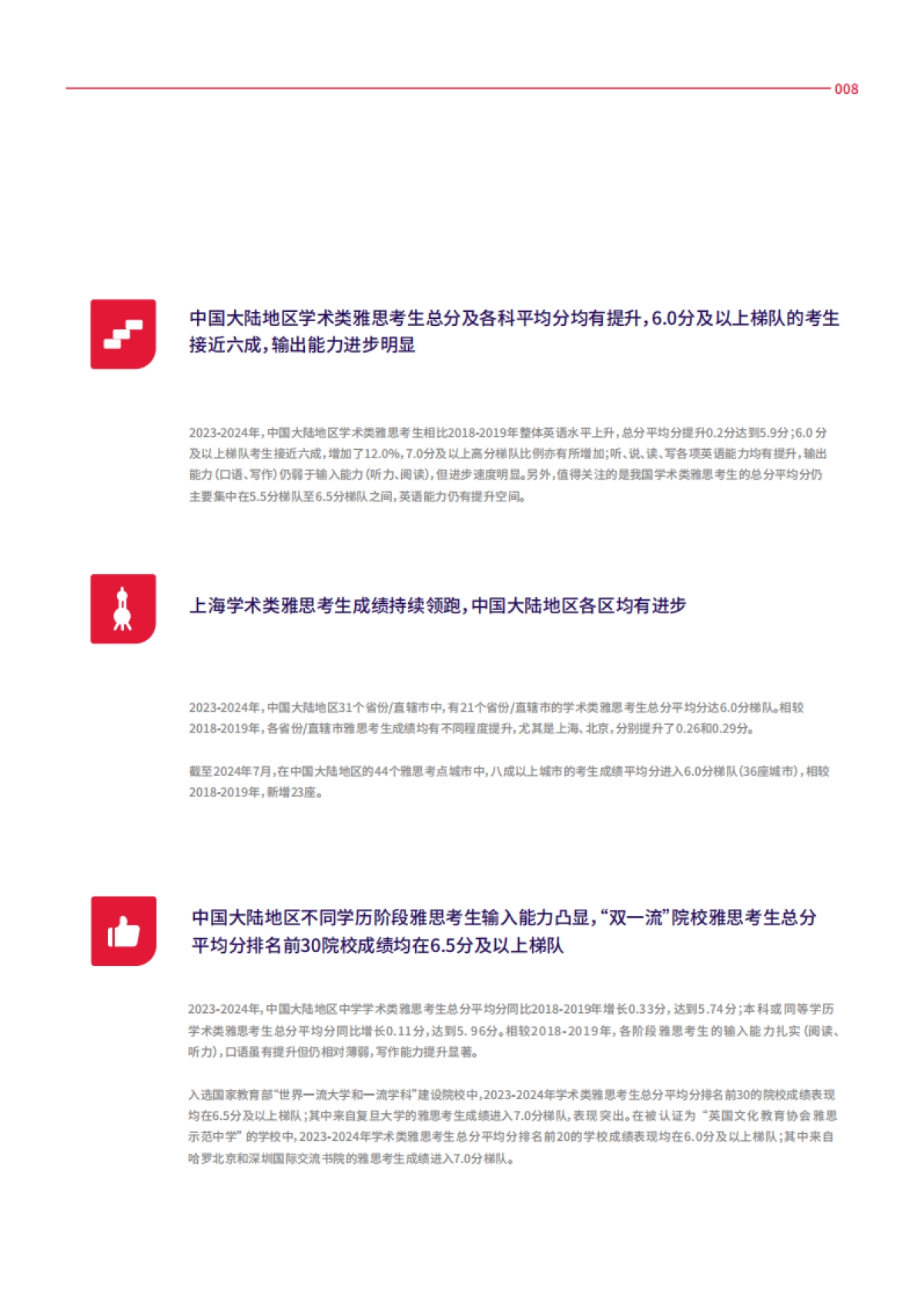 2023-2024中国大陆地区雅思考生成绩大数据报告_第8页