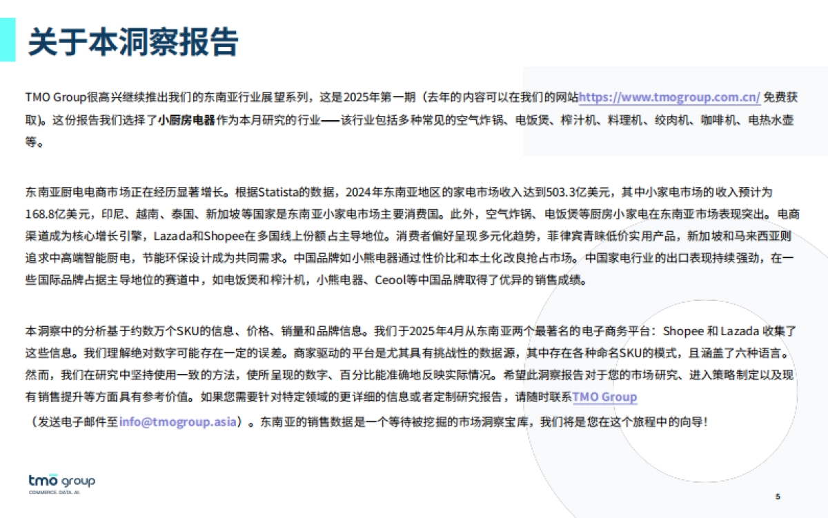 东南亚小厨电电商行业市场洞察报告(2025年6月版)_第5页