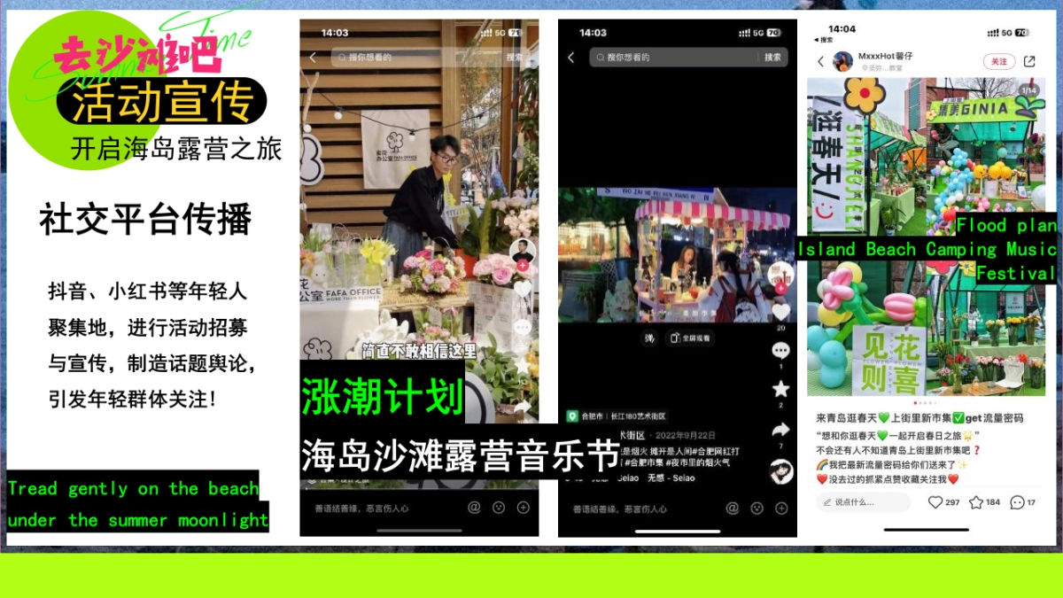 夏日多巴胺海岛沙滩落日露营主题活动策划方案_第10页