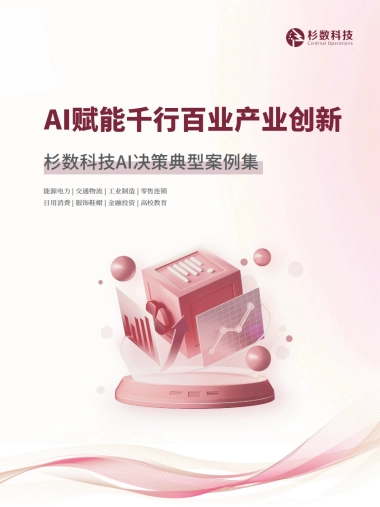 AI赋能千行百业产业创新——杉数科技AI决策典型案例集