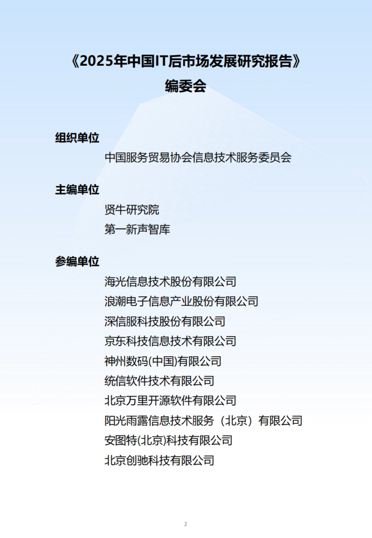 2025年中国IT后市场发展研究报告_第2页