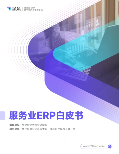 2025年服务业ERP白皮书