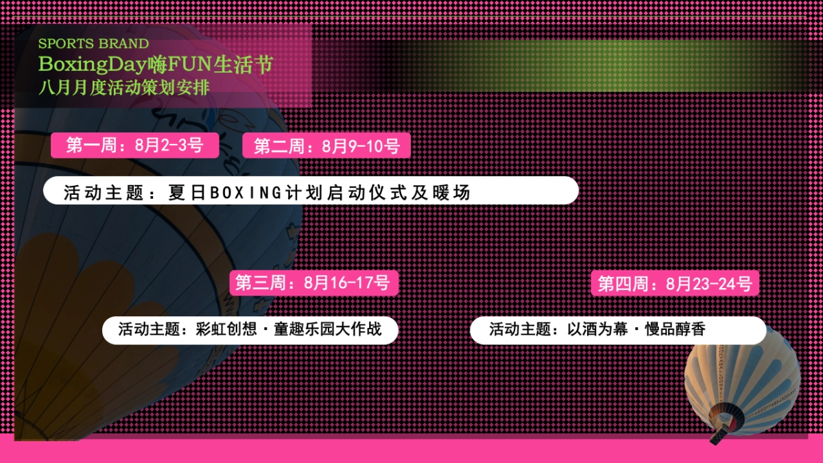 夏季八月户外运动主题暖场活动方案_第6页
