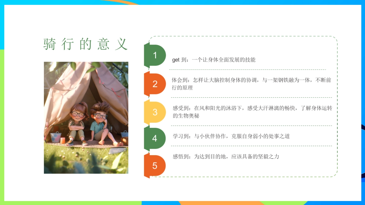 夏日骑遇季趣味儿童户外骑行研学拓展活动方案_第7页