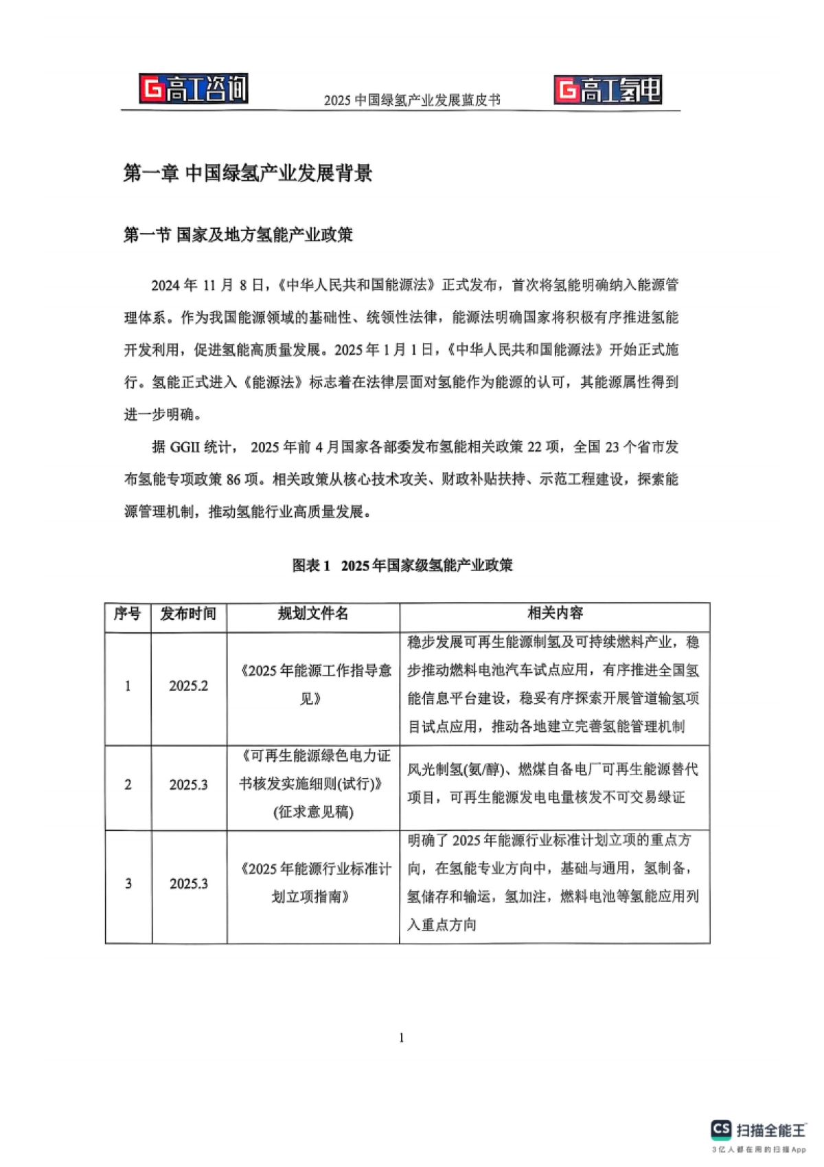 2025年中国绿氢产业发展蓝皮书_第9页