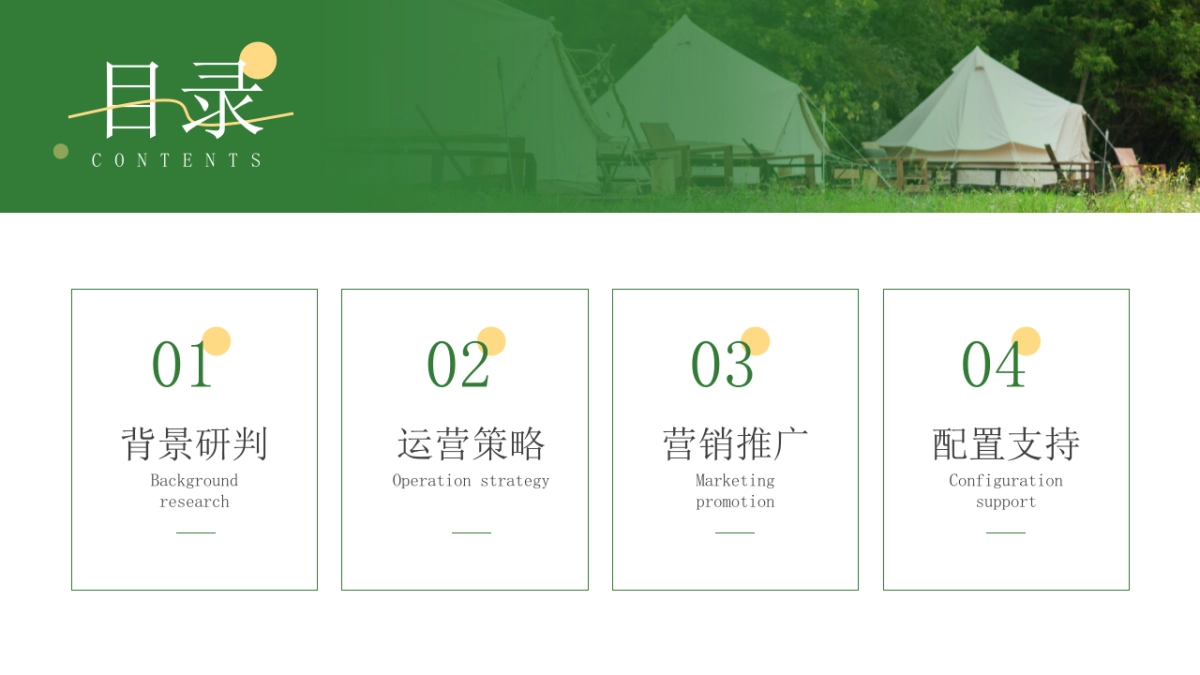 民族风野奢露营营地项目年度运营推广方案(1)_第2页