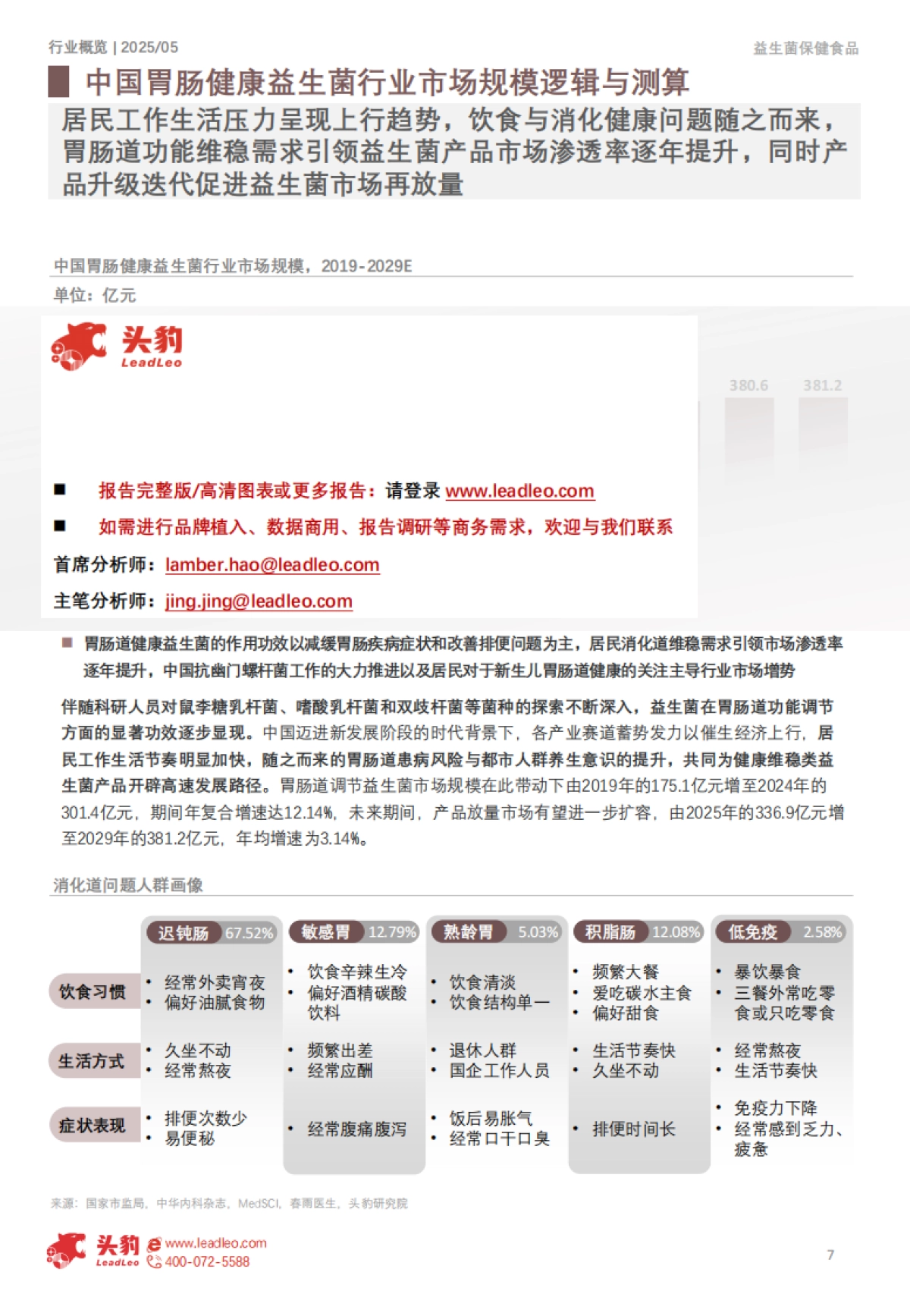 一文读懂肠道微生态——中国益生菌保健食品市场格局与消费行为洞察_第7页